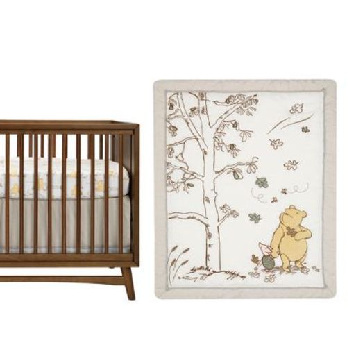 Lambs & Ivy Disney Baby Storytime Pooh 3-Piece Nursery Crib Bedding Set