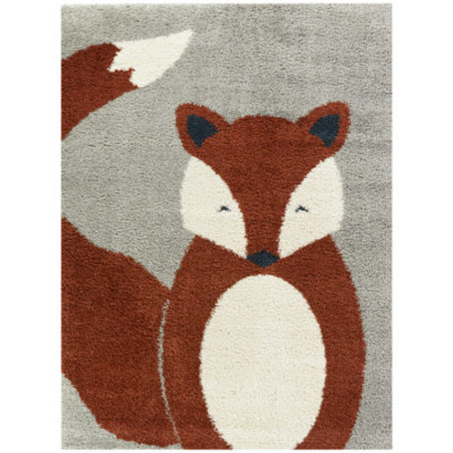Redwood Rover Power Loom Red/Beige/Grey Area Rug & Reviews - Wayfair Canada