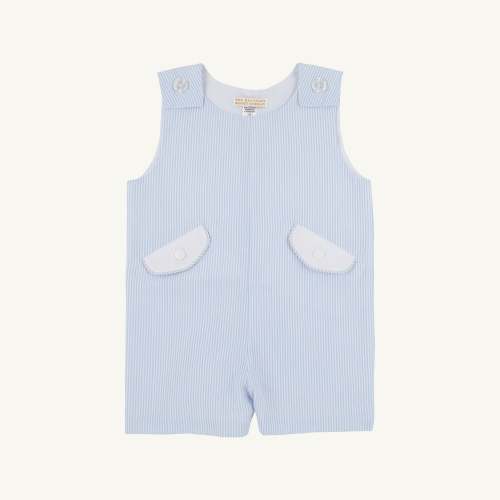 Prescott Pocket Jon Jon - Breakers Blue Seersucker