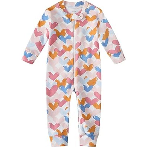 Owlivia Organic Cotton Baby Boy Girl Zip up Sleep 'N Play Pjs, Footless, Long Sleeve