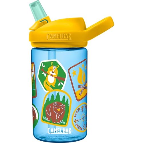CamelBak Eddy+ Kids Bite Valve Straw Tritan Renew Water Bottle