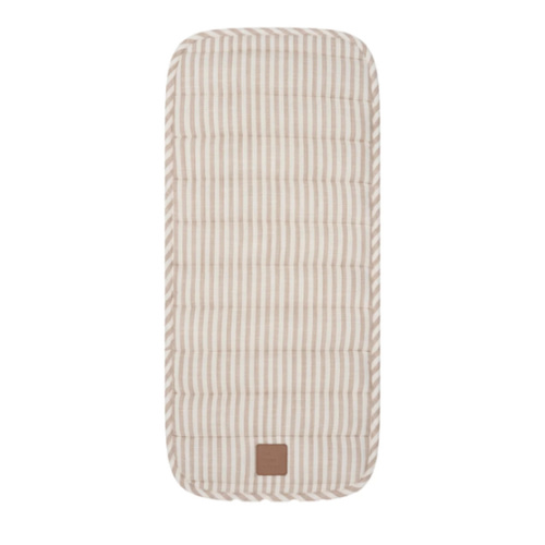 Natural Stripe Universal Linen Bassinet Liner