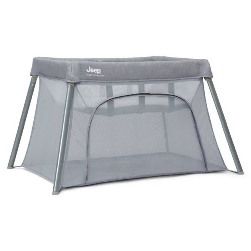 Jeep Horizon Compact Travel 2-in-1 Playard and Bassinet - Light Gray