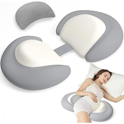 Pregnancy Pillows for Sleeping, Memory Foam Cooling Maternity Wedge Pillow