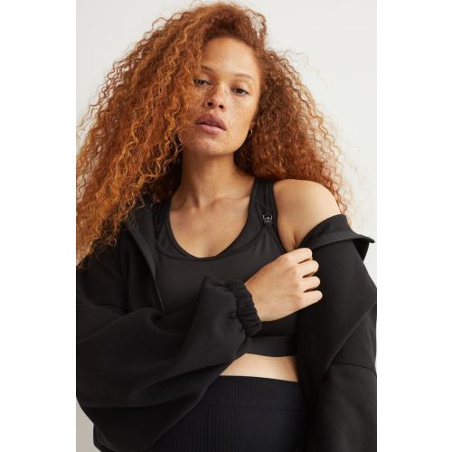 MAMA Nursing Sports Bra, Black L