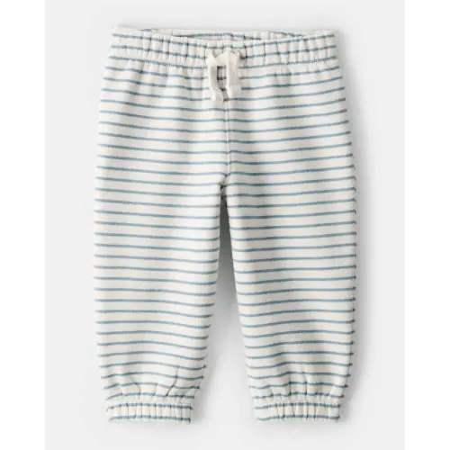 Baby Boy Stripe Fleece Pants - Blue - Carter's | Carter's