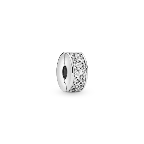 Clear Pavé Clip Charm