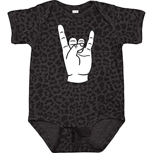 inktastic Rocker Horns Baby Bodysuit