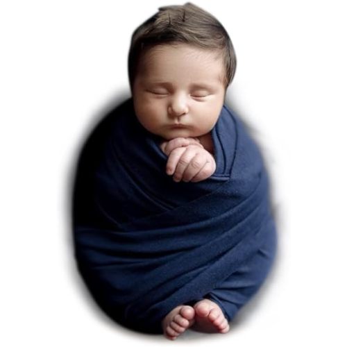 Newborn Photography Props Swaddle Newborn Wraps for Baby Boys Girls Infant Baby Photo Props Shoot Stretch Blanket