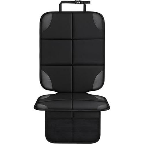 Car seat Protector 2 mesh Pocket Waterproof car seat Covers, Universal Size, Baby, pet, Children's car seat Protector, Anti Slip Bottom (1 Piece)