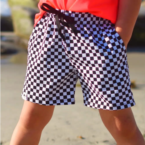 BW Check Fusion Swim Shorts