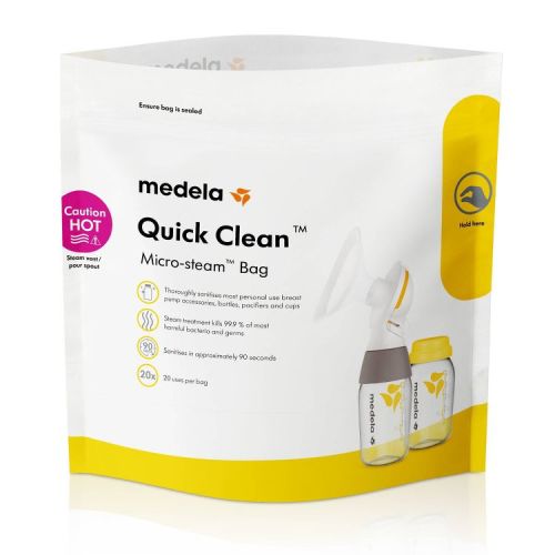 Medela Quick Clean Micro-Steam Sanitizing Bags - 12ct