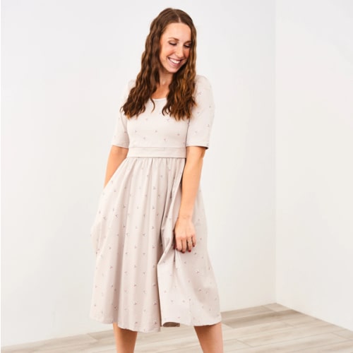 Latched Mama Classic Cotton Nursing Dress