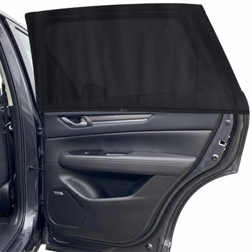 EcoNour Car Window Shade for Baby (2 Pack) Car Camping Window Covers