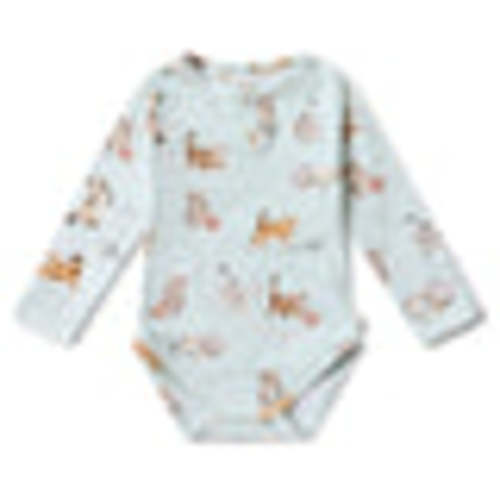 Kittens Organic Long Sleeve Baby Bodysuit | Snuggle Hunny