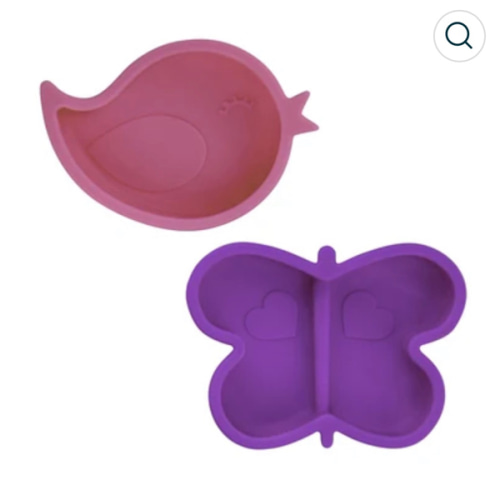 Kushies Kushies Silidip Silicone Mini Bowl - Fuscia – Destination Baby & Kids