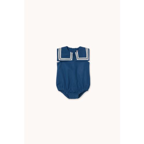 STRIPES LINEN BODY light navy | TINY