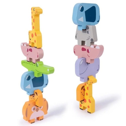 Clever Toys Box Animal Stacking Blocks