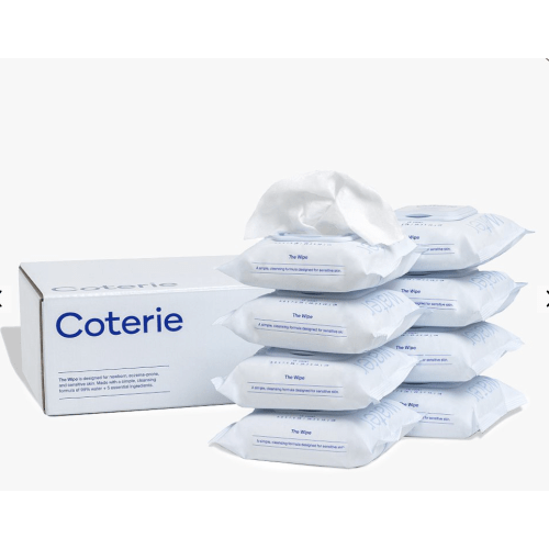 Coterie Baby Travel Wipes, Pack of 8
