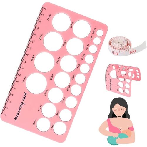 Nursi Luna Nipple Ruler for Flange Sizing, Nipple Sizer for Flanges