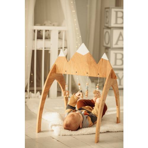 Baby mobile Mountains, Baby shower gift ideas Scandi nursery decor Montessori nursery mobile