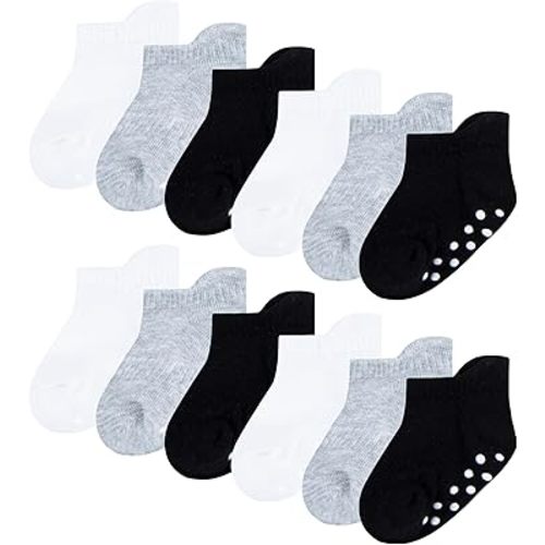Huggies Baby 12-Pack Lightweight Ankle Gripper Socks