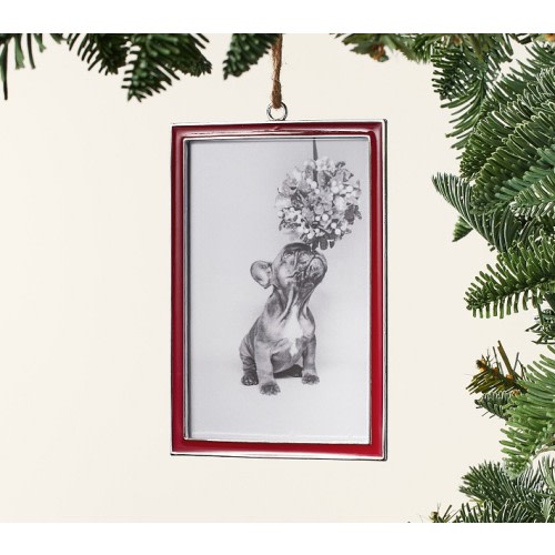 Oversized Enamel Frame Ornaments