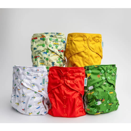 Wheely Cute Value Bundle + Free Matching Change Mat – Kinder Cloth Diaper Co.