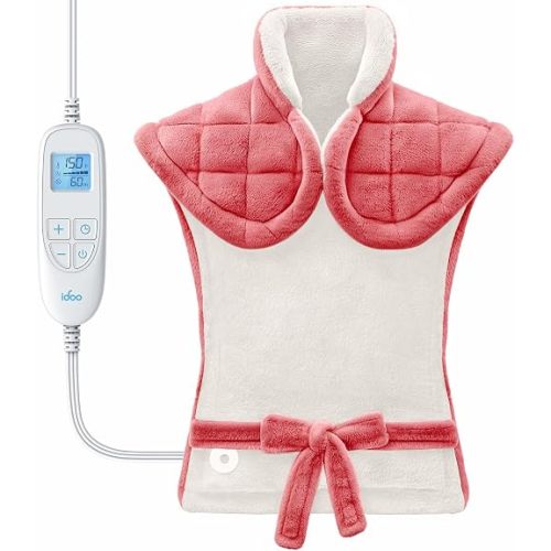 iDOO Weighted Heating Pad for Neck, Shoulders & Back