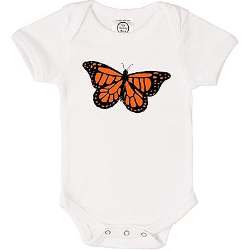 The Spunky Stork Monarch Butterfly Organic Cotton Baby Bodysuit