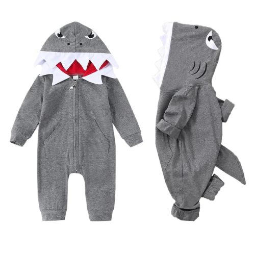 Infant Newborn Baby Boys Girls Cartoon Dinosaur Easter Outfit Hoodie Romper Jumpsuit Outfits Clothes