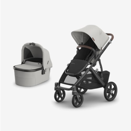 UPPAbaby Vista V3 Stroller & V3 Bassinet Bundle - Savannah