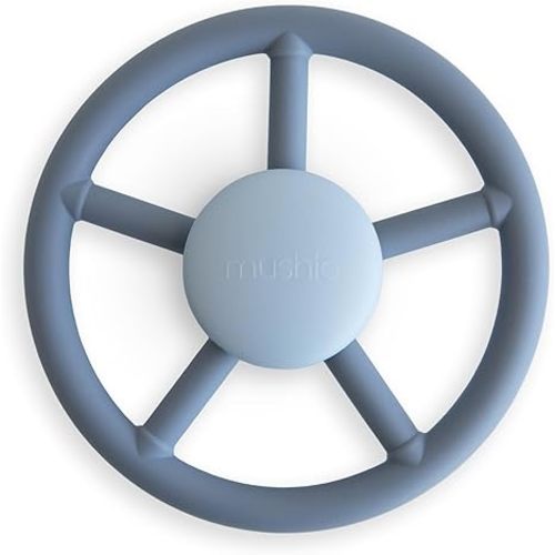 mushie Wheel Suction Spinner Toy | Toddler Sensory Toys for Bath & Play