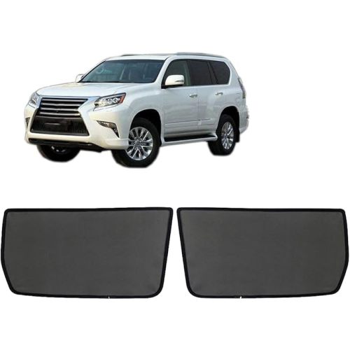 Car Window Shade for Kids Side Window Sun Shade for GX 460 2010-2022 Magnetic Curtain Sun UV Protection Covers for Baby Sleeping Auto Accessories,Rear-window-2PCS