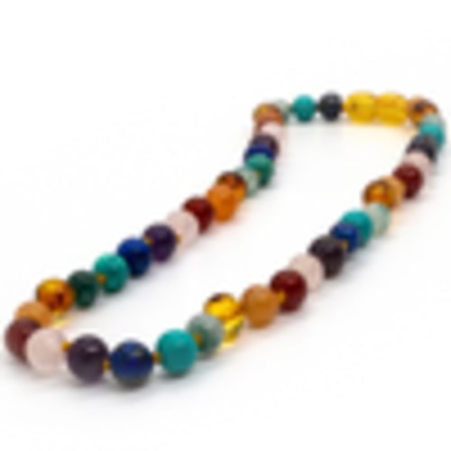 Baltic Amber Pre-Teen Teen Child Big Kid 14 or 15 inch Necklace Ra