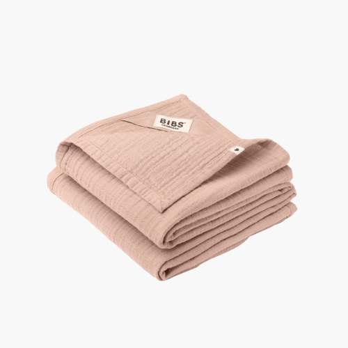 Bibs Muslin Cloth Set - Blush
