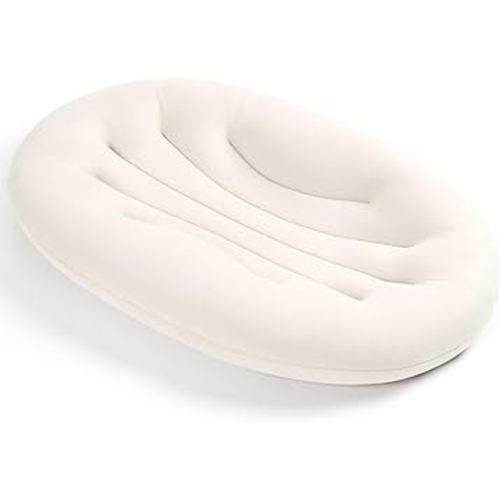 Baby Lounger for Newborn: Portable & Lightweight Pillow for Tummy Time Playtime & Diaper Changes - Skin-Friendly & Breathable for 0-12 Month Supervised Use