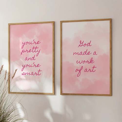 Pretty & Smart Set of 2 Prints – WOLF PRINTS™