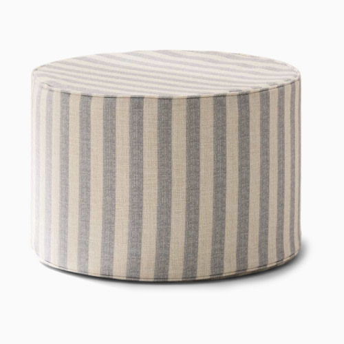 House of Noa Ottoman - Bennett Ivory & Sky, Small