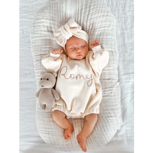 Bubble Romper in Butter