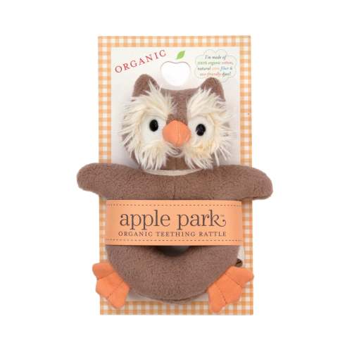 Soft Teething Rattle - Owl