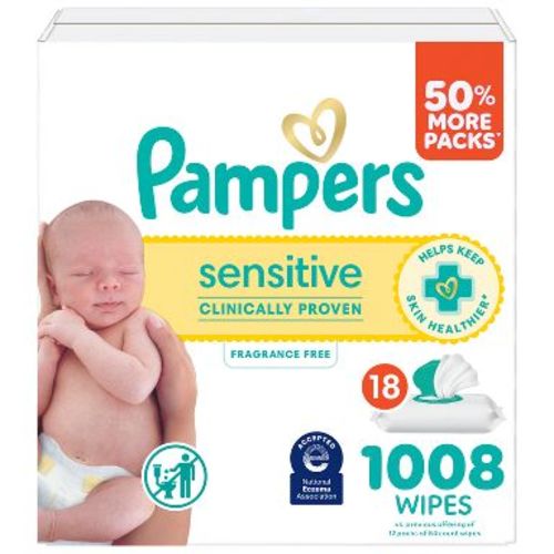 Pampers Sensitive Baby Wipes - 1008ct