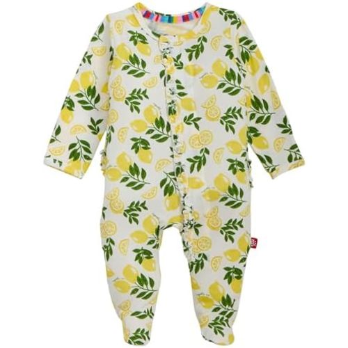 Magnetic Me Girls Modal Magnetic Baby Footie Pajamas
