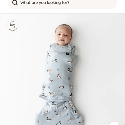 Sleep Bag Swaddler in Mallard Duck 1.0