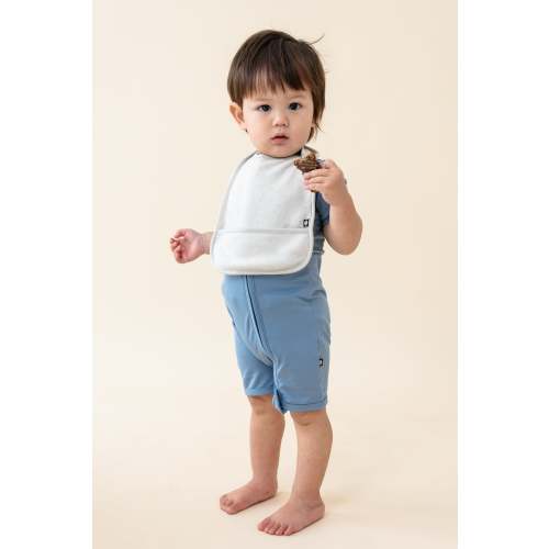 Terry Pocket Bib in Oat