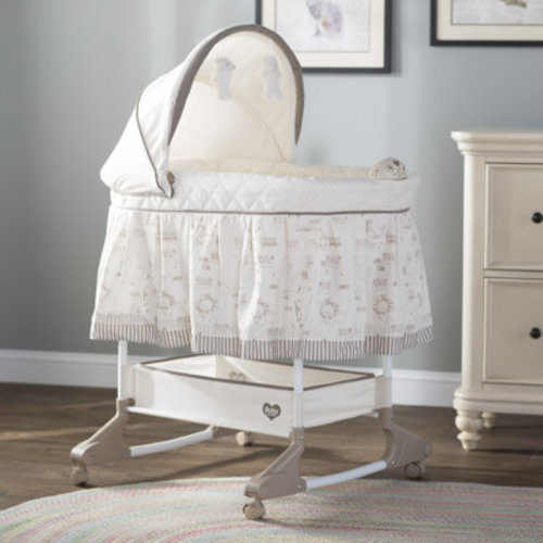 Isabelle & Max™ Rocking Bassinet with Bedding | Wayfair