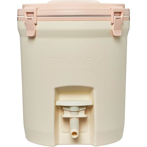 STANLEY Adventure Fast Flow Water Jug 2 Gallon Leakproof Ice Water Dispenser Insulated Beverage Cooler Easy Pour Spigot and Latched Foam Lid BPA-Free