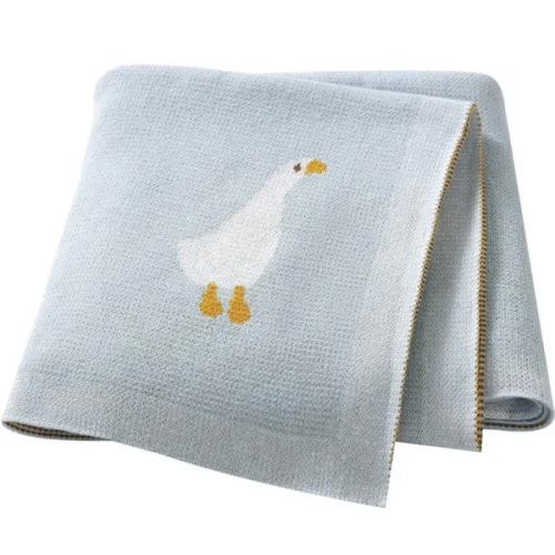 Goose Knitted Blanket
