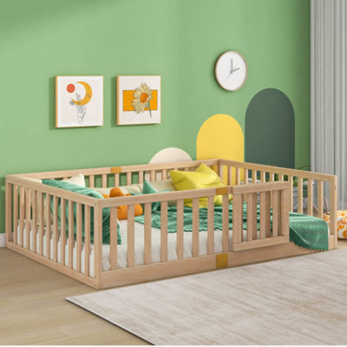 Harriet Bee Gufran Solid Wood Platforms Standard Bed by Harriet Bee & Reviews | Wayfair
