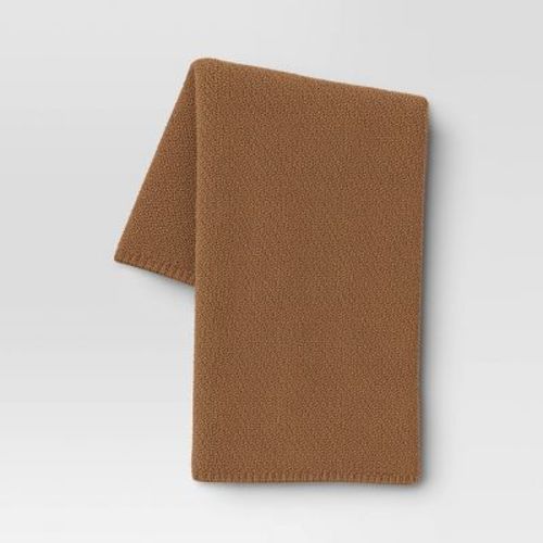Oversized Recycled Knit Throw Blanket Brown - Threshold™